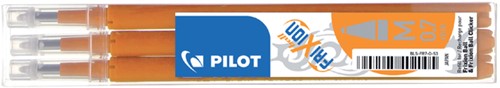 Rollerpenvulling PILOT Frixion BLS-FR7 oranje 0.35mm set/3