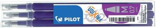 Rollerpenvulling PILOT Frixion BLS-FR7 violet 0.35mm set/3