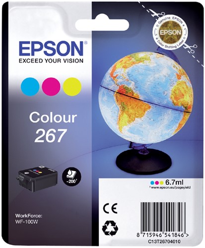 Inkcartridge Epson 267 T2670 3 kleuren 