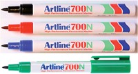 Viltstift Artline 700 rond zwart 0.7mm-2