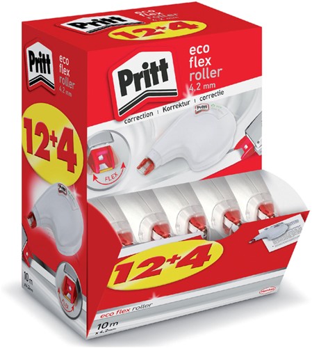 Corrector Pritt eco flex 4,2mm valuepack ds/16