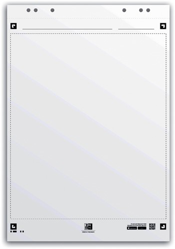 Flipoverpapier Oxford Smart 65x98cm blanco