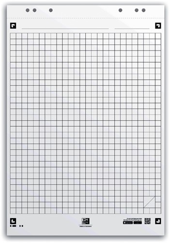 Flipoverpapier Oxford Smart 65x98cm ruit