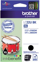 Inkcartridge Brother LC-22U zwart-2