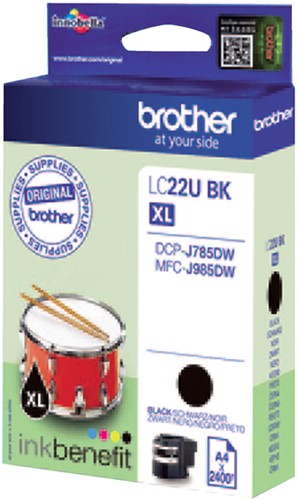 Inkcartridge Brother LC-22U zwart-3