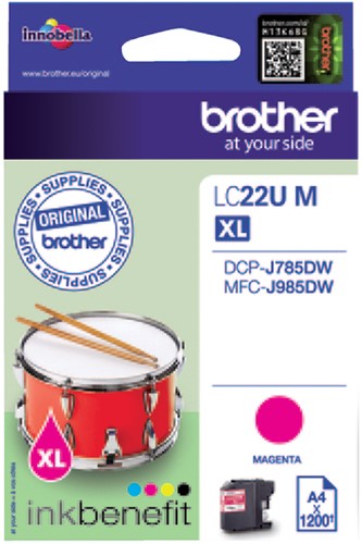 Inkcartridge Brother LC-22U magenta-2