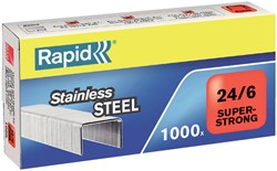 Nietjes 24/6 Rapid Rvs super strong ds/1000
