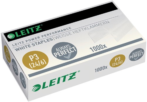 Nietjes 24/6 Leitz wit ds/1000