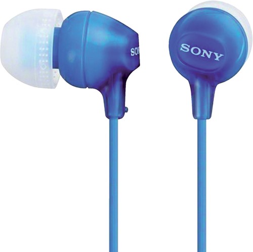 Oordopjes Sony EX15LP blauw