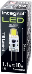 Ledlamp Integral G4 12V 1.1W 4000K 110lumen koel wit