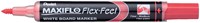 Viltstift Pentel Maxiflo Flex-Feel MWL5SBF whiteboard rood
