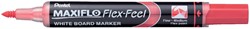 Viltstift Pentel Maxiflo Flex-Feel MWL5SBF whiteboard rood