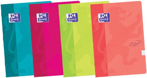 Schrift Oxford A4 ruit 10mm 72blz assorti