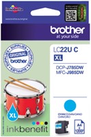 Inkcartridge Brother LC-22U blauw-2