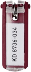 Sleutelplaatje Durable rood