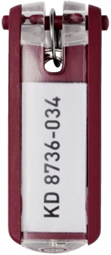 Sleutelplaatje Durable rood