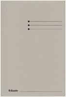 Dossiermap Esselte folio 3 kleppen manilla 275gr grijs