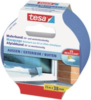Afplaktape 38mmx25m Tesa precision outdoor
