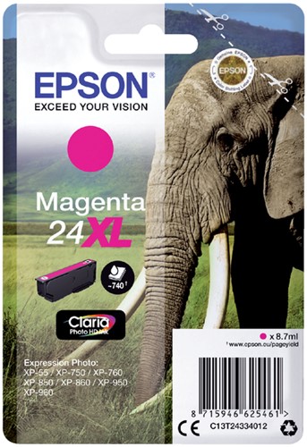Inktcartridge Epson T2433 24XL magenta