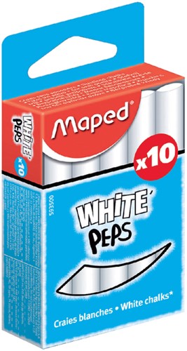 Schoolbordkrijt Maped Color'Peps wit ds/10