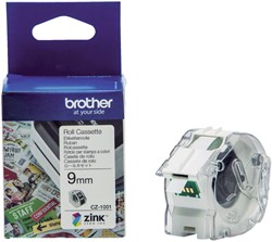 Brothertape CZ-1001 9mm x5mtr kleur