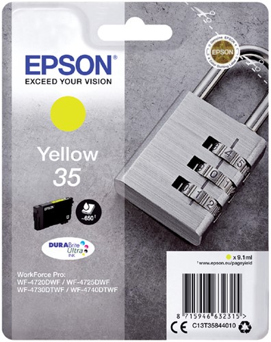 Inktcartridge Epson T3584 35 geel