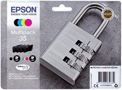Inktcartridge Epson T3586 35 zwart + 3 kleuren