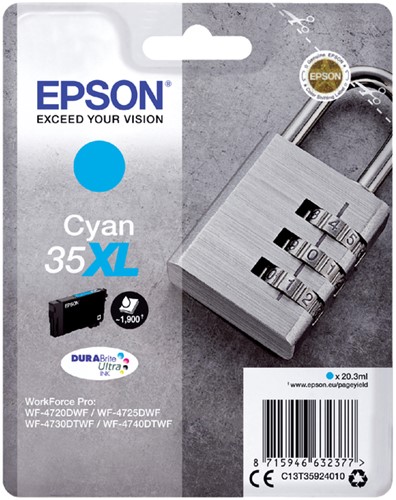 Inktcartridge Epson T3592 35XL cyaan HC