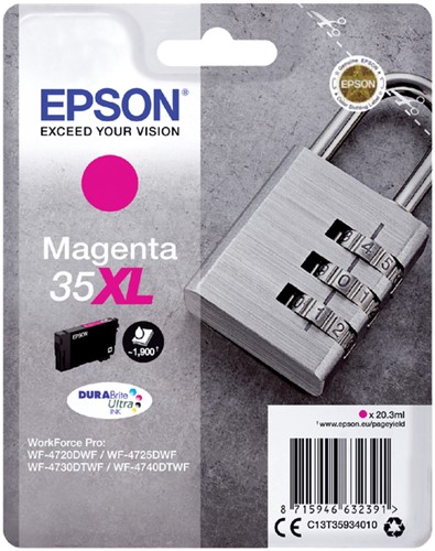 Inktcartridge Epson T3593 35XL magenta HC