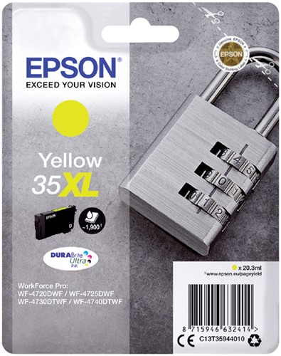 Inktcartridge Epson T3594 35XL geel HC