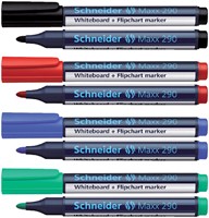 Viltstift Schneider 290 whiteboard rond 2-3mm zwart-2