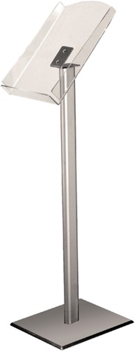 Folderstandaard Europel vloerstandaard 1xA4 aluminium