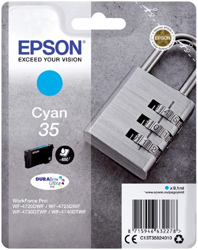 Inktcartridge Epson T3582 35 cyaan