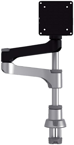 Monitorarm R-Go-Tools Zepher 4 voor 1 scherm zilvergrijs-3