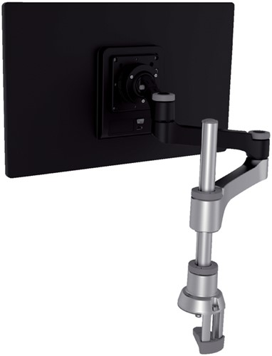 Monitorarm R-Go-Tools Zepher 4 voor 1 scherm zilvergrijs