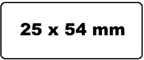 Etiket Dymo  25x54mm Retour Adres rol/500 11352 Quantore-2