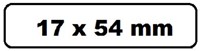 Etiket Brother  17x54mm mulltifunctioneel rol/400  DK-11204 Quantore-2