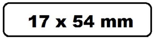 Etiket Brother  17x54mm mulltifunctioneel rol/400  DK-11204 Quantore-2