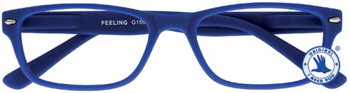 Leesbril +3.00 Feeling blauw-2