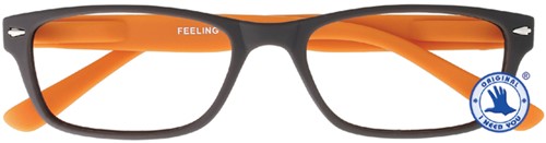 Leesbril +1.50 Feeling bruin-oranje-2