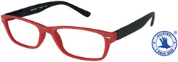 Leesbril +2.50 Feeling rood-zwart