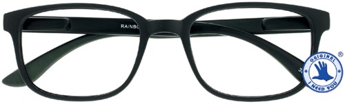 Leesbril +2.50 regenboog zwart-2