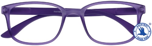 Leesbril +3.00 regenboog lila-2