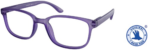 Leesbril +3.00 regenboog lila