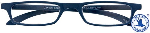 Leesbril +1.00 Zipper Blauw-2