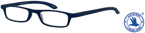 Leesbril +3.00 Zipper Blauw