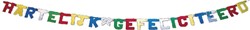 Letterslinger gefeliciteerd kleur