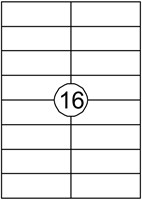Etiket A4 105x 37mm Avery DP167-100 kopieren ds/1600-2