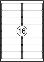 Etiket A4  99,1x 33,9mm Quantore ds/1600
