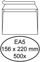Enveloppen bank 156x220mm Quantore zelfklevend ds/500
